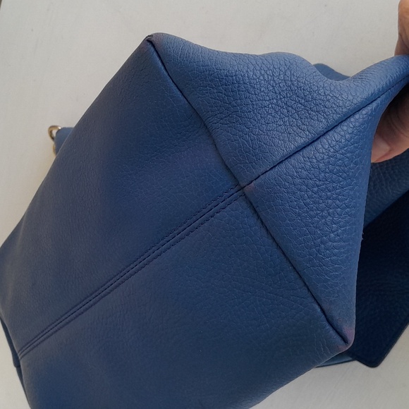 Burberry Pebbled Leather Cale Hobo Shoulder Bag - Picture 8 of 12